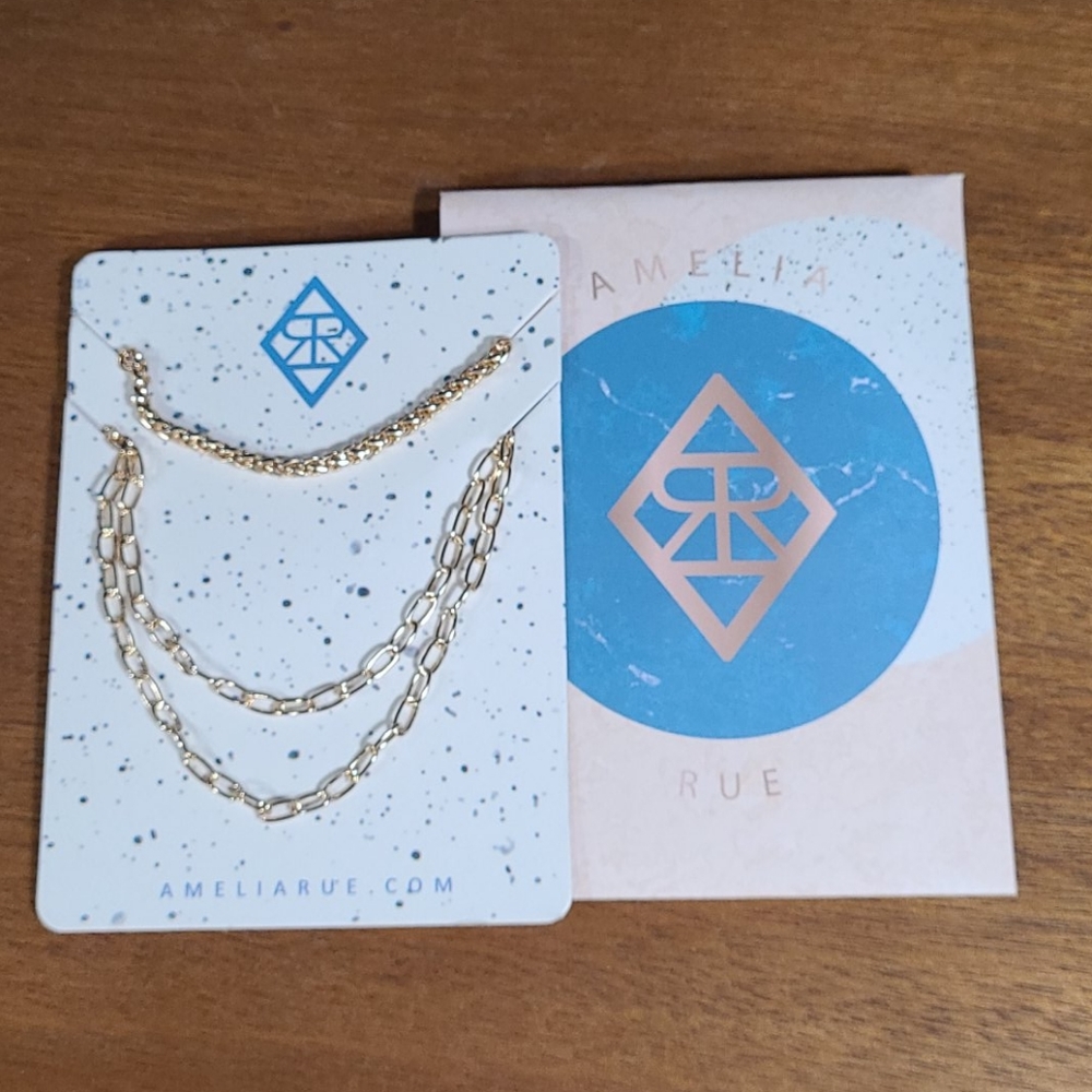 New Amelia Rue Multi-Strand Necklace Set